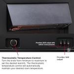 Electric Inset Fireplace Insert for Cozy Warmth