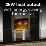 Electric Inset Fireplace Insert for Cozy Warmth