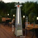 BU-KO Outdoor Gas Heater | Portable Patio Pyramid