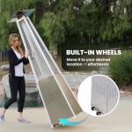 BU-KO Outdoor Gas Heater | Portable Patio Pyramid