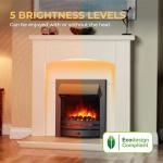 Endeavour Cayton 42” Electric Fireplace - Real Flame Effekt