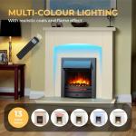 Endeavour Cayton 42” Electric Fireplace - Real Flame Effekt