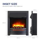 Endeavour Cayton 42” Electric Fireplace - Real Flame Effekt