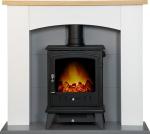 Adam Huxley White and Grey with Black Stove