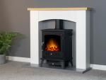 Adam Huxley White and Grey with Black Stove