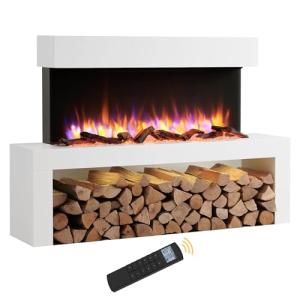 Wykeham Electric Fireplace Suite with Remote Control