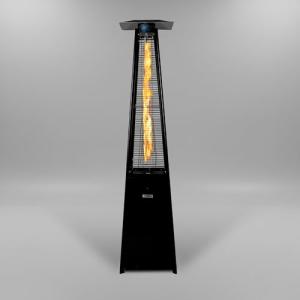 Gasdepot Outdoor Pyramid Patio Heater, 13 kW, Black