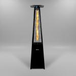 Gasdepot Outdoor Pyramid Patio Heater, 13 kW, Black
