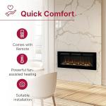 Dimplex Sierra Optiflame Wall Mount Electric Fireplace