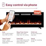 Dimplex Sierra Optiflame Wall Mount Electric Fireplace