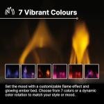 Dimplex Sierra Optiflame Wall Mount Electric Fireplace