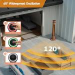 1500W Portable Infrared Patio Heater with Remote