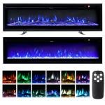 INMOZATAIF-40 102cm Electric Wall-Mounted Fireplace