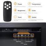 INMOZATAIF-40 102cm Electric Wall-Mounted Fireplace