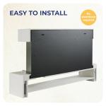 Fenwick Wall Mounted Electric Fireplace with Remote