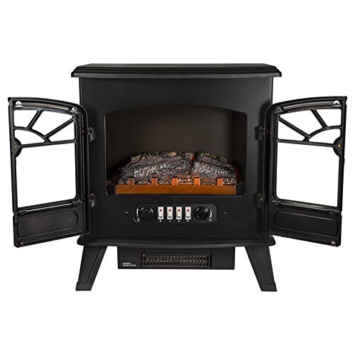 Black Electric Stove Fire Heater by Russell Hobbs