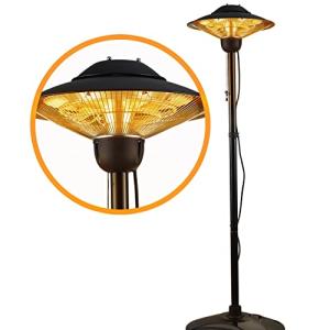Electric Patio Heater - 2000W Waterproof Indoor/Outdoor
