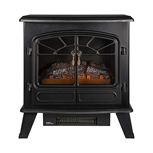 Black Electric Stove Fire Heater by Russell Hobbs