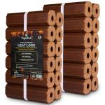 High-Energy Firewood Logs with Fire Starters - 36 Pack