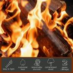 High-Energy Firewood Logs with Fire Starters - 36 Pack