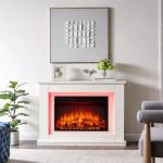 FLAMME Casella 43'' Freestanding Electric Fireplace