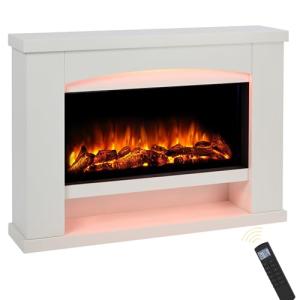 Endeavour Duggleby 48” Electric Fireplace Suite