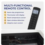 Endeavour Duggleby 48” Electric Fireplace Suite