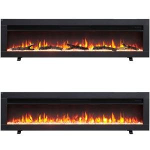 FlameKo 50" 3-in-1 Electric Fireplace with Remote