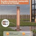 1500W Portable Infrared Patio Heater with Remote