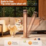 1500W Portable Infrared Patio Heater with Remote