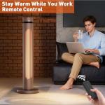 1500W Portable Infrared Patio Heater with Remote
