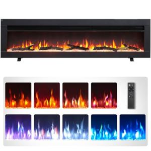 FlameKo 50" 3-in-1 Electric Fireplace with Remote