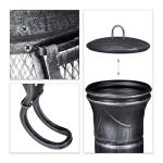 Antique Look Patio Chiminea with Poker and Guard