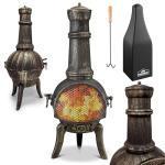GARDEBRUK® Cast Iron Outdoor Patio Chiminea