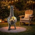 GARDEBRUK® Cast Iron Outdoor Patio Chiminea