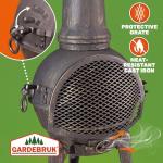 GARDEBRUK® Cast Iron Outdoor Patio Chiminea
