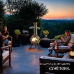 TecTake Cast Iron Patio Stove with Removable Grill