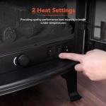 Warmlite Carlisle Double Door Panoramic Stove, 1800W