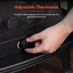 Warmlite Carlisle Double Door Panoramic Stove, 1800W