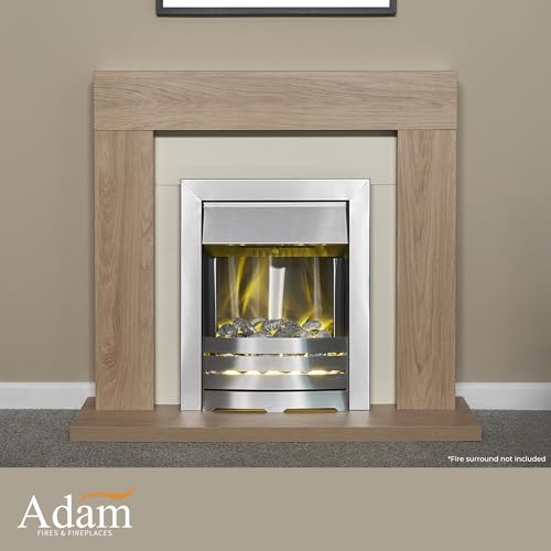 Adam Helios Electric Fire with Pebble Glow