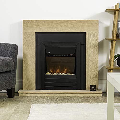Zanussi 2KW Black Electric Inset Fire Stove