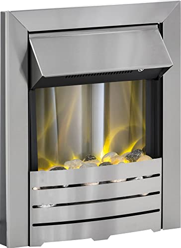 Adam Helios Electric Fire with Pebble Glow