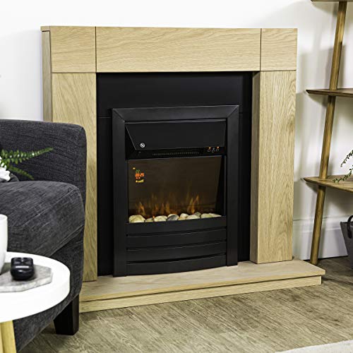 Zanussi 2KW Black Electric Inset Fire Stove