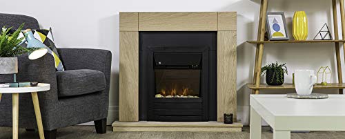 Zanussi 2KW Black Electric Inset Fire Stove