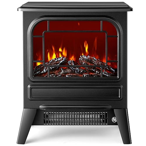 NETTA Electric Fireplace Stove with Flame Effect
