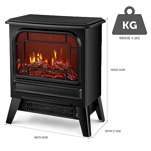 NETTA Electric Fireplace Stove with Flame Effect