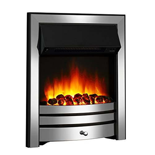 Flamborough Electric Fireplace with Programmable Remote Control
