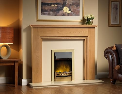 Kansas Brass 2kW Inset Electric Fireplace with Glove