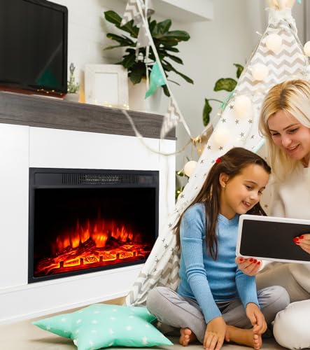 M.C.Haus 23" Electric Fireplace with Flame Effect
