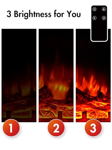 M.C.Haus 23" Electric Fireplace with Flame Effect